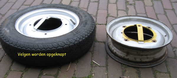 Opknappen van wielen, weer 'als nieuw' ..