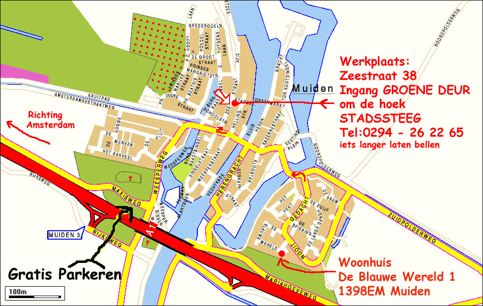 Plattegrond Muiden
